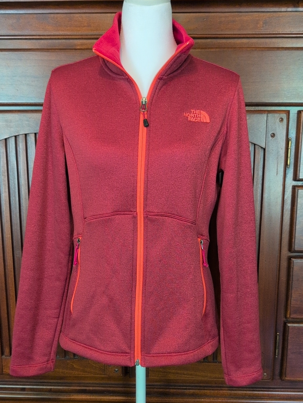 The North Face Women's Raspberry/Coral Full-Zip Utility Jacket